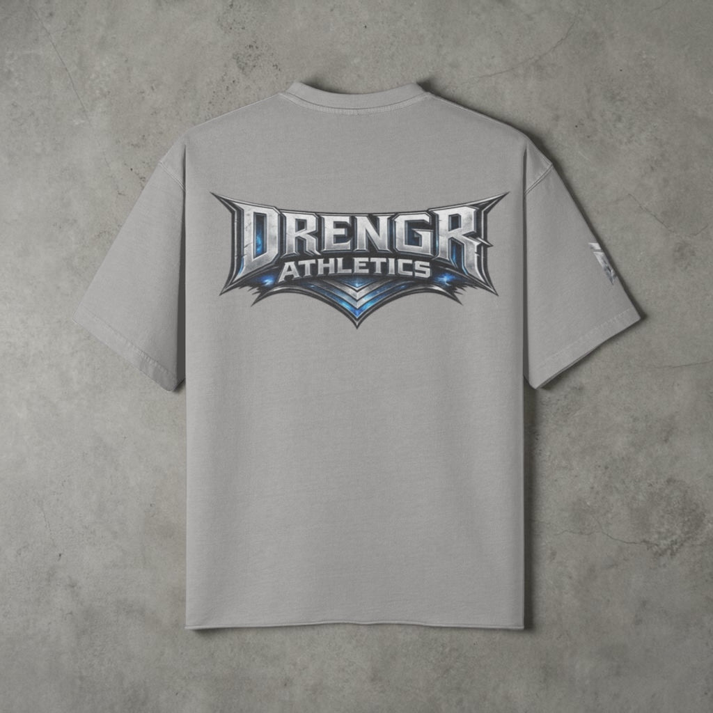 Steel Series: Energy Blue Logo Oversized Tee