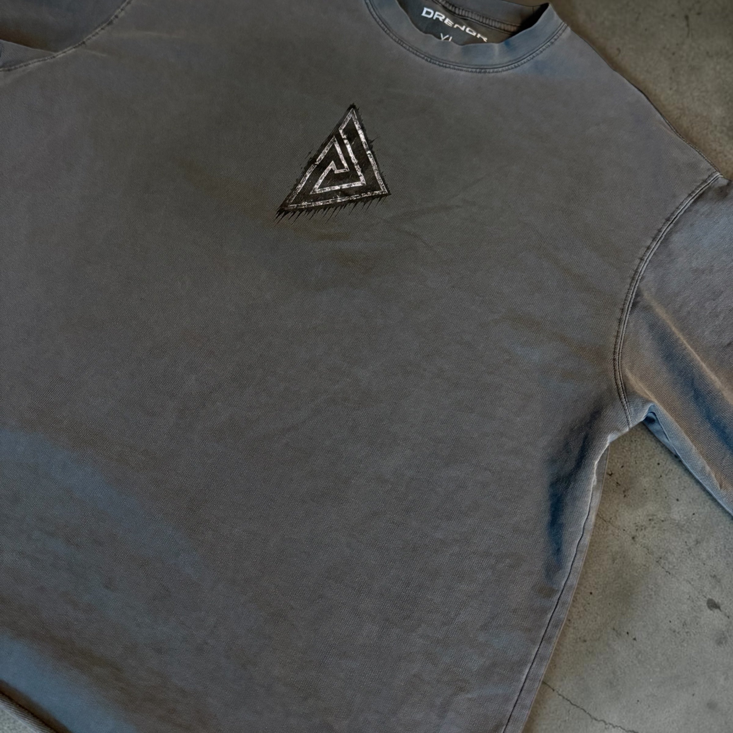 Warborn Sinister Spartan Raw Hem Tee