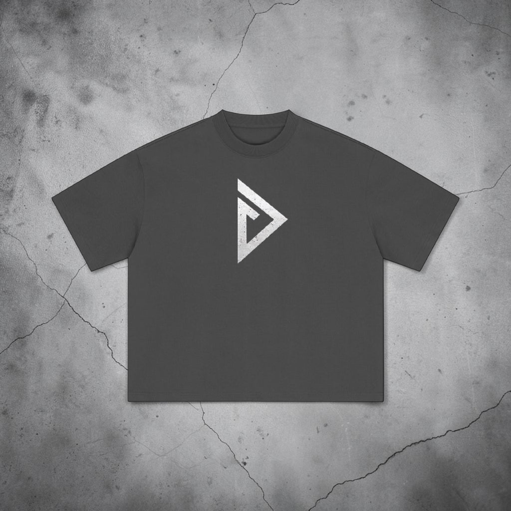 Drengr Basic Boxy Oversized T-Shirt (Dark Gray)