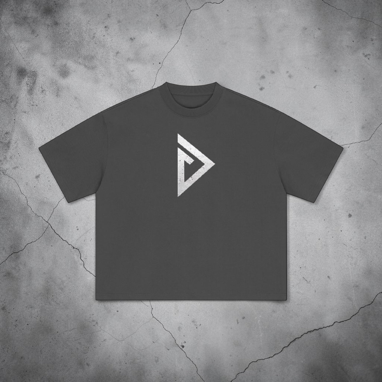 Drengr Basic Boxy Oversized T-Shirt (Dark Gray)