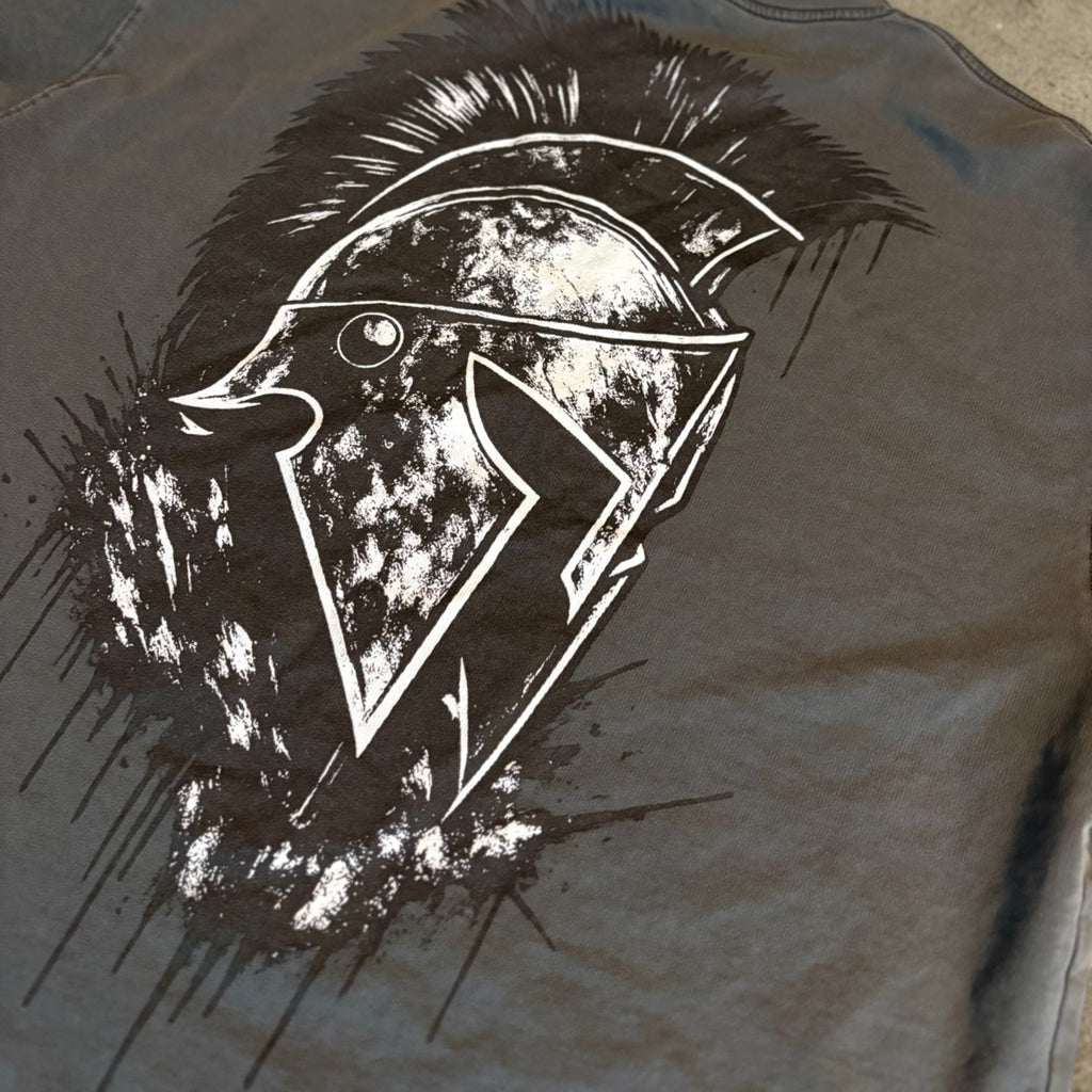 Warborn Sinister Spartan Raw Hem Tee