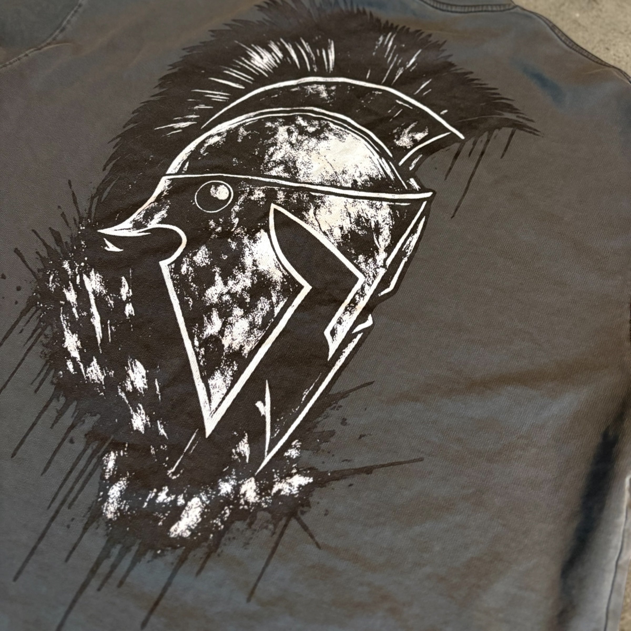 Warborn Sinister Spartan Raw Hem Tee