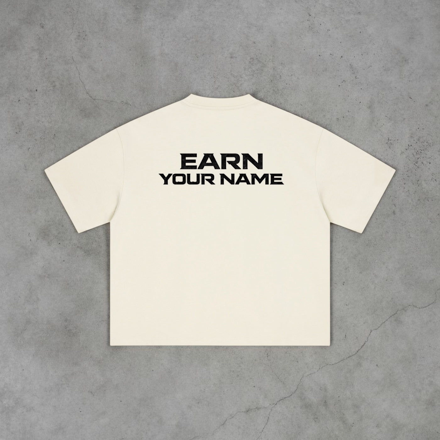Standard Black Slogan Boxy Oversized T-Shirt