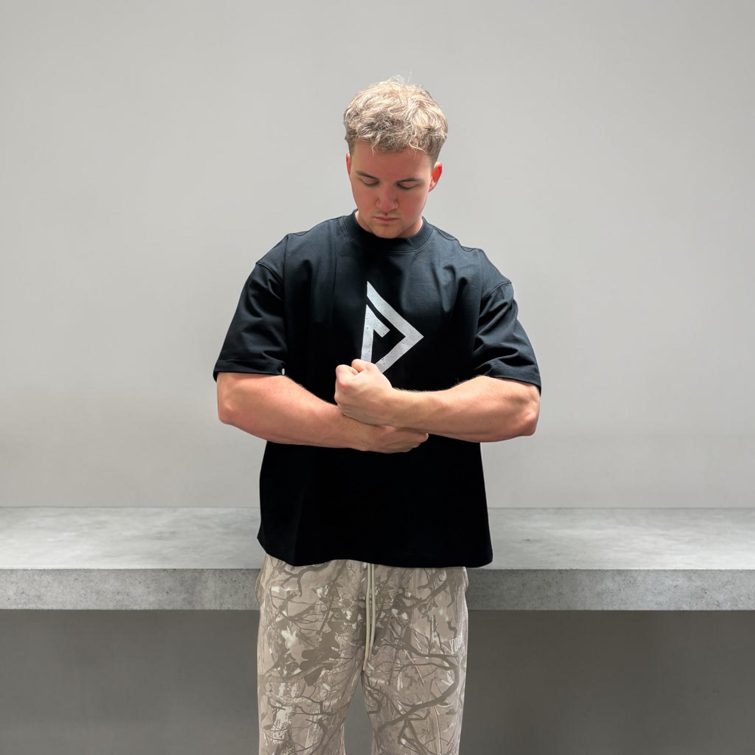 Drengr Basic Boxy Oversized T-Shirt (White Edition)