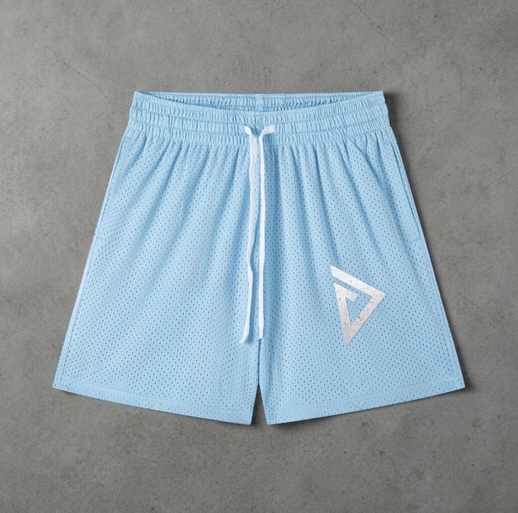 DRENGR Mesh Drawstring Shorts