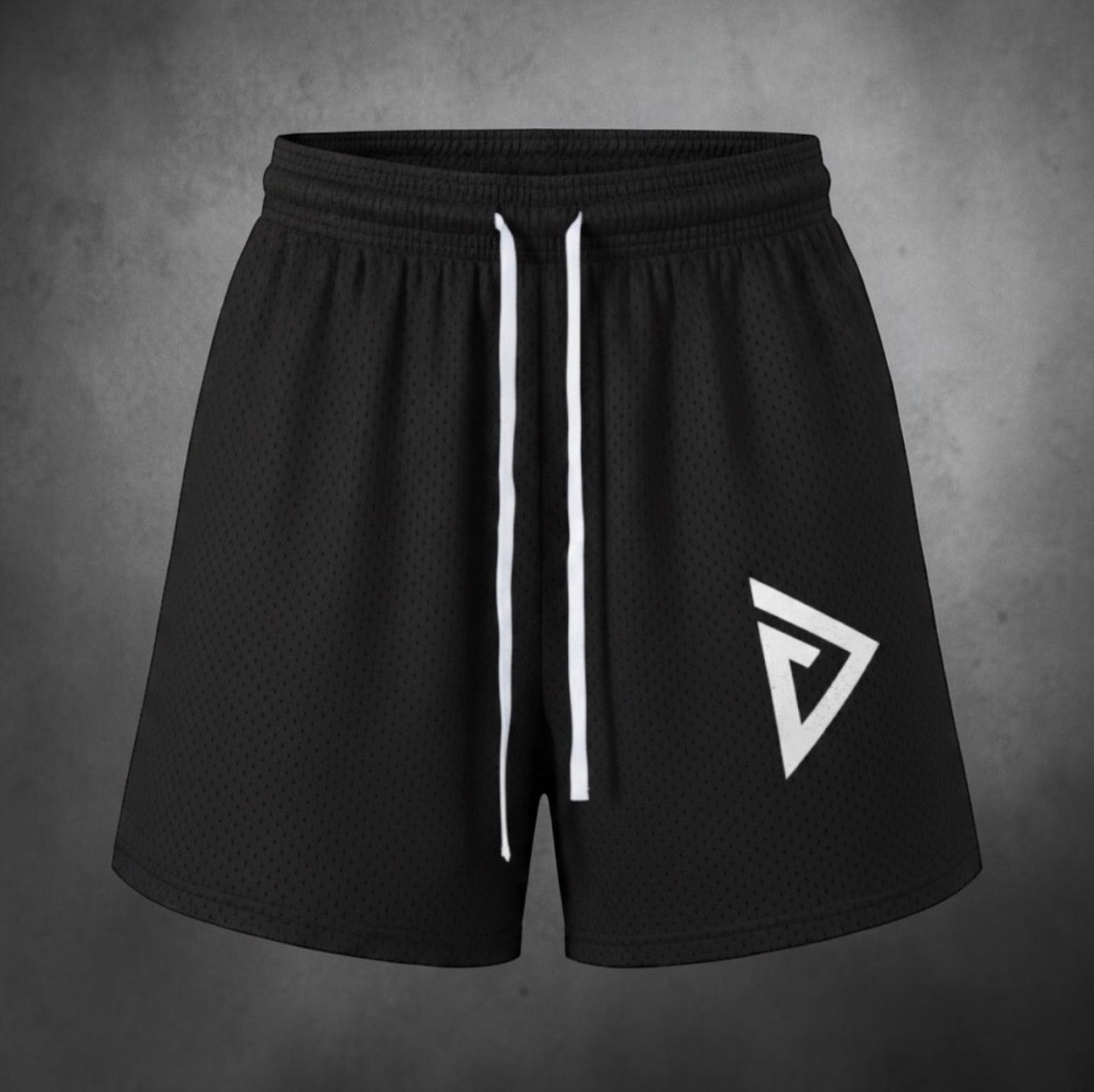 DRENGR Mesh Drawstring Shorts