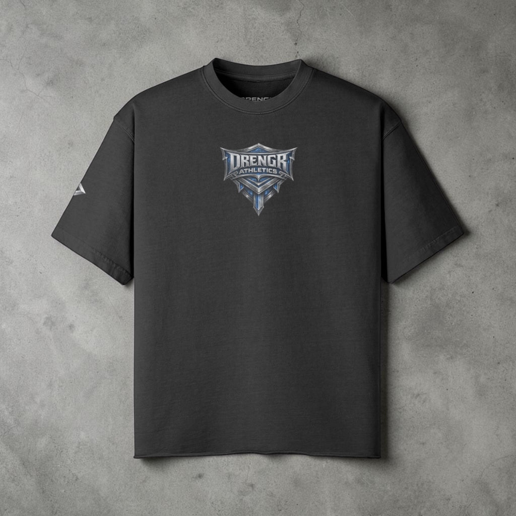 Steel Series: Energy Blue Logo Oversized Tee