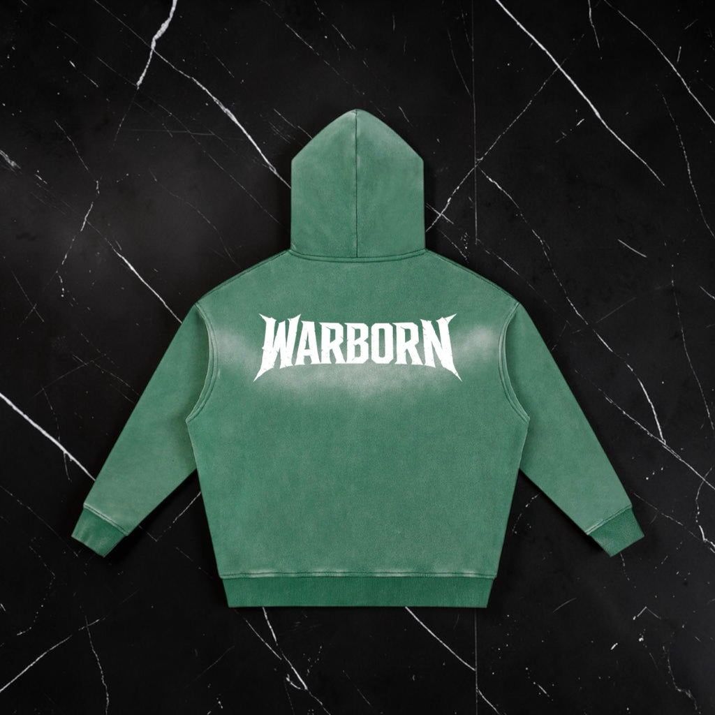 Warborn Spartan Sunfade Boxy Fleece Zip-Up
