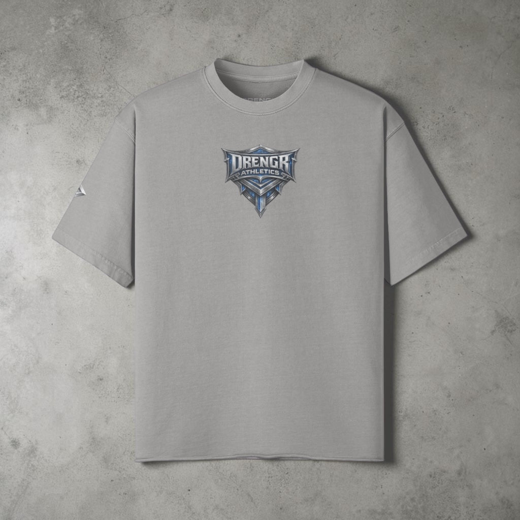 Steel Series: Energy Blue Logo Oversized Tee