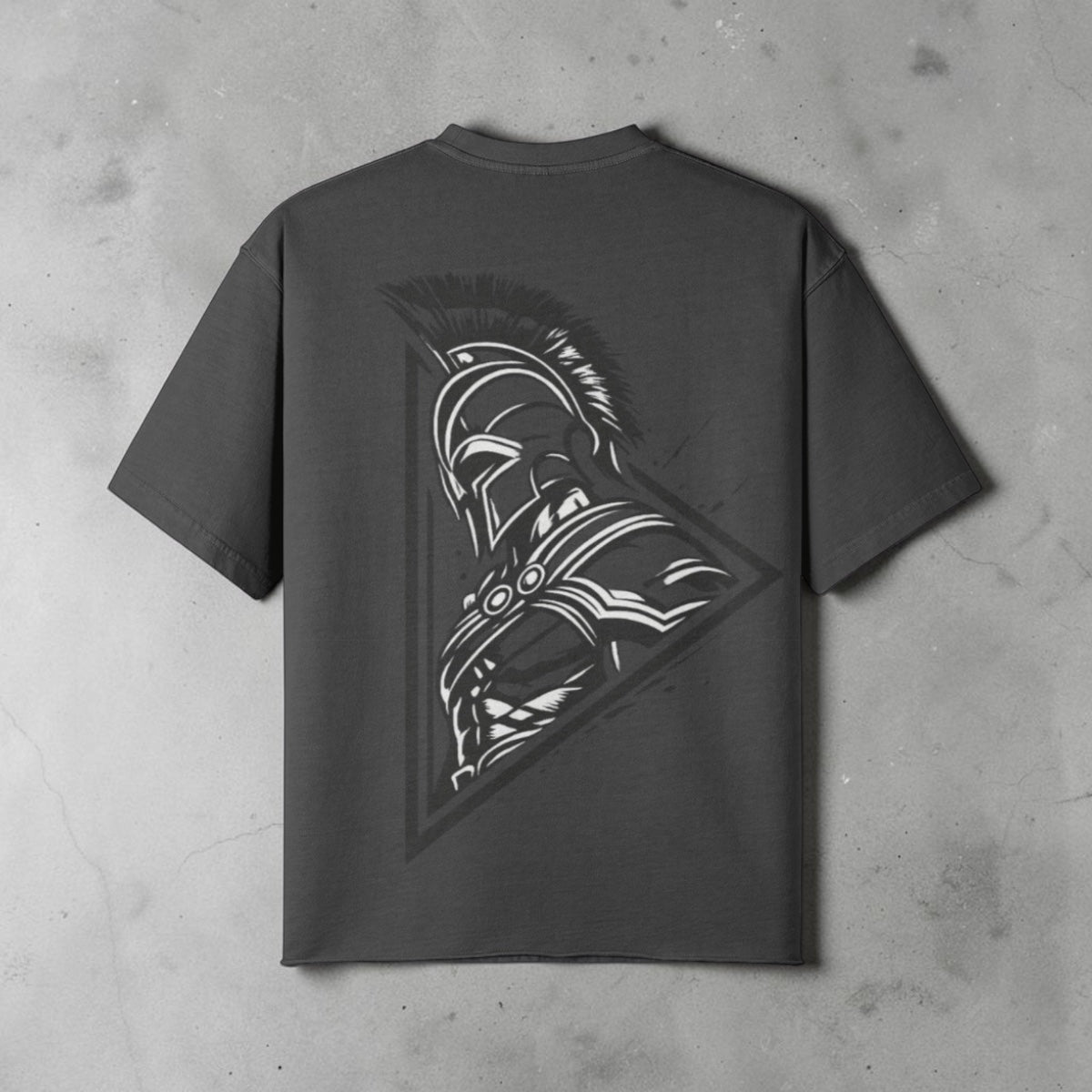 Warborn Warrior Raw Hem Tee