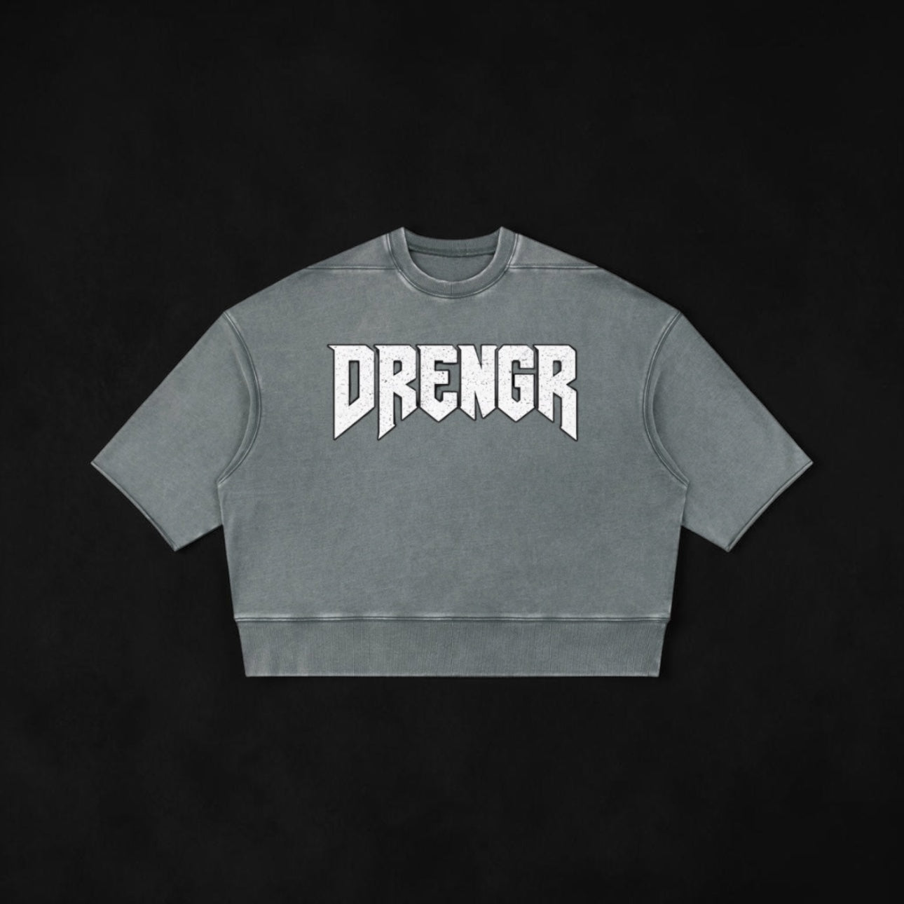Dreadful 3/4 Sleeve Wash Boxy Tee