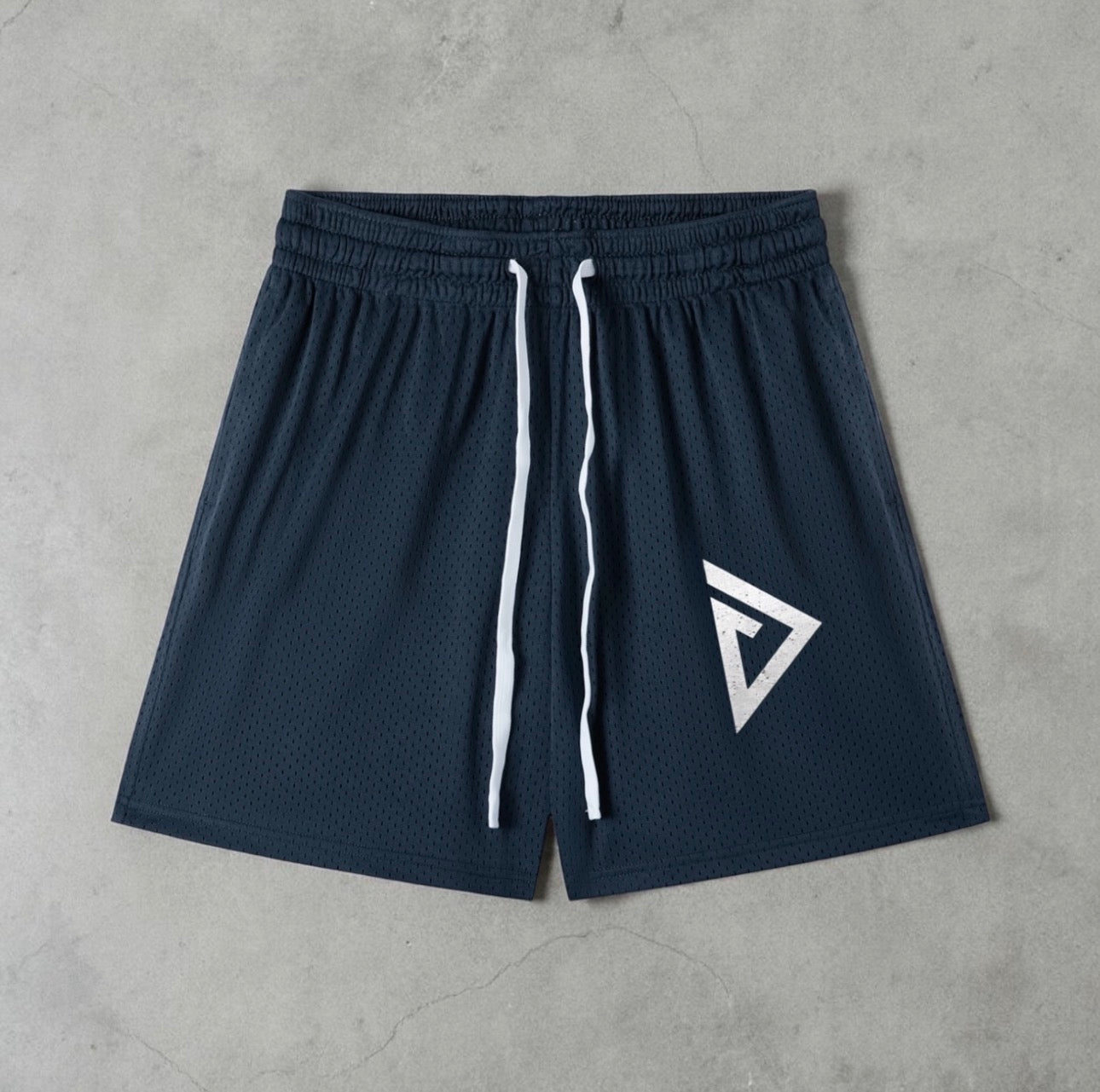 DRENGR Mesh Drawstring Shorts