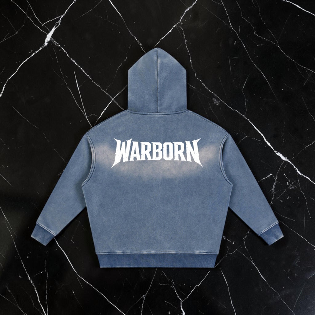Warborn Spartan Sunfade Boxy Fleece Zip-Up