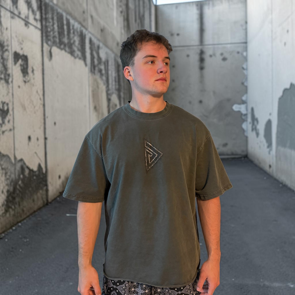 Warborn Sinister Spartan Raw Hem Tee