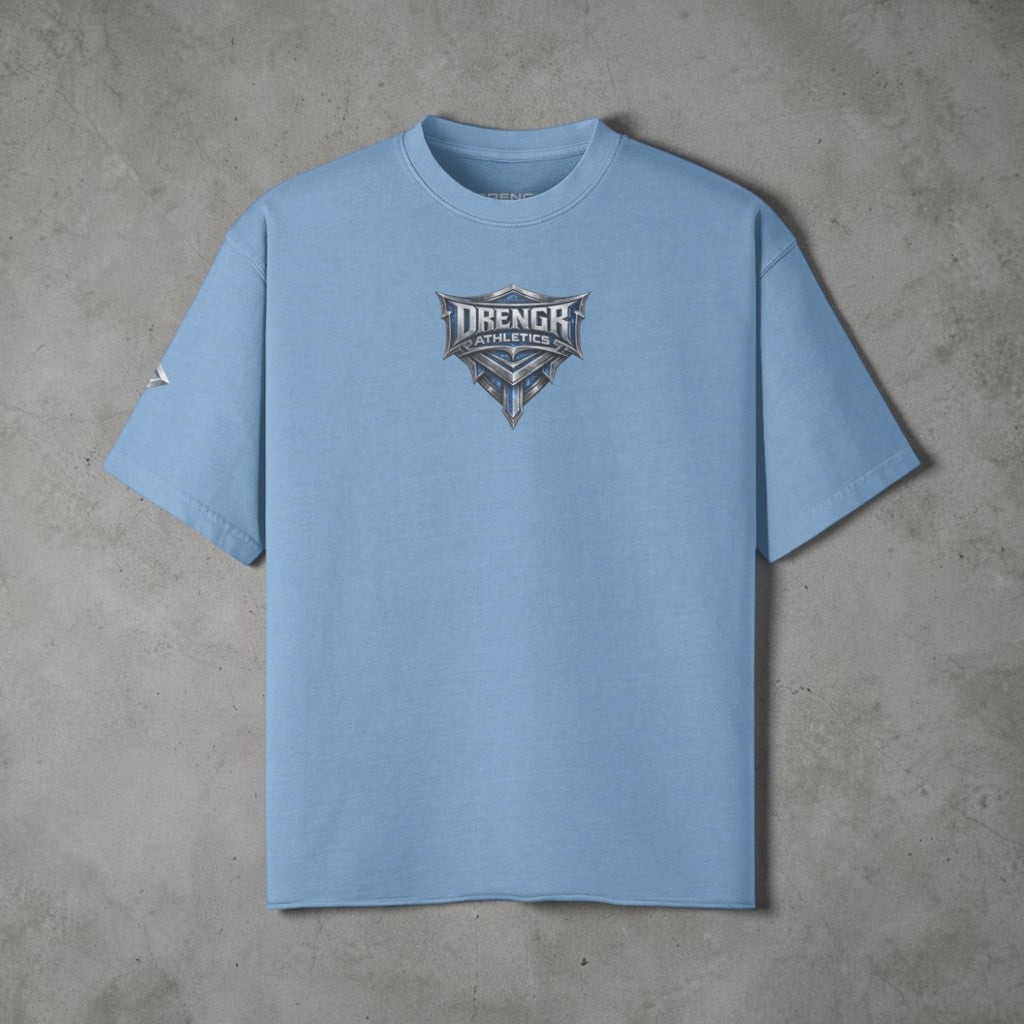 Steel Series: Energy Blue Logo Oversized Tee