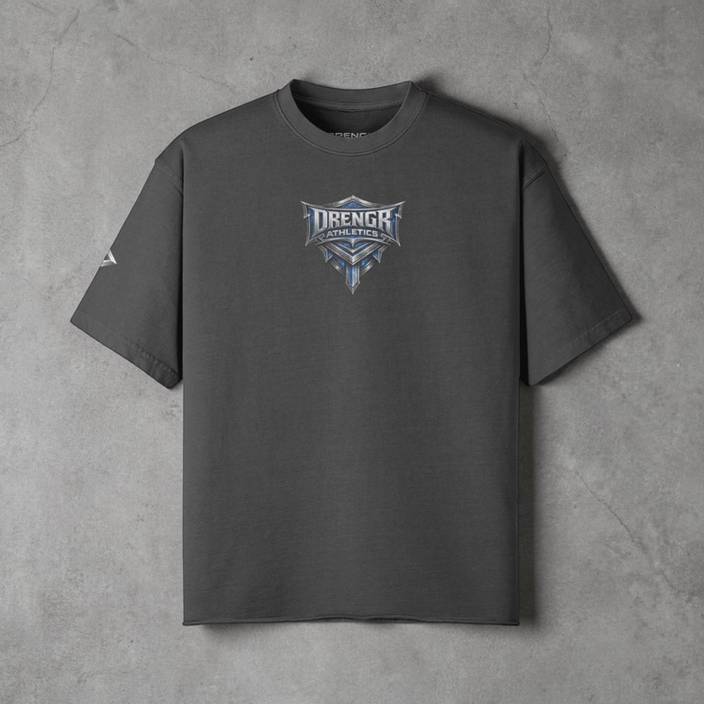 Steel Series: Energy Blue Logo Oversized Tee