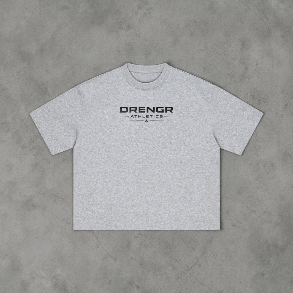 Standard Black Slogan Boxy Oversized T-Shirt