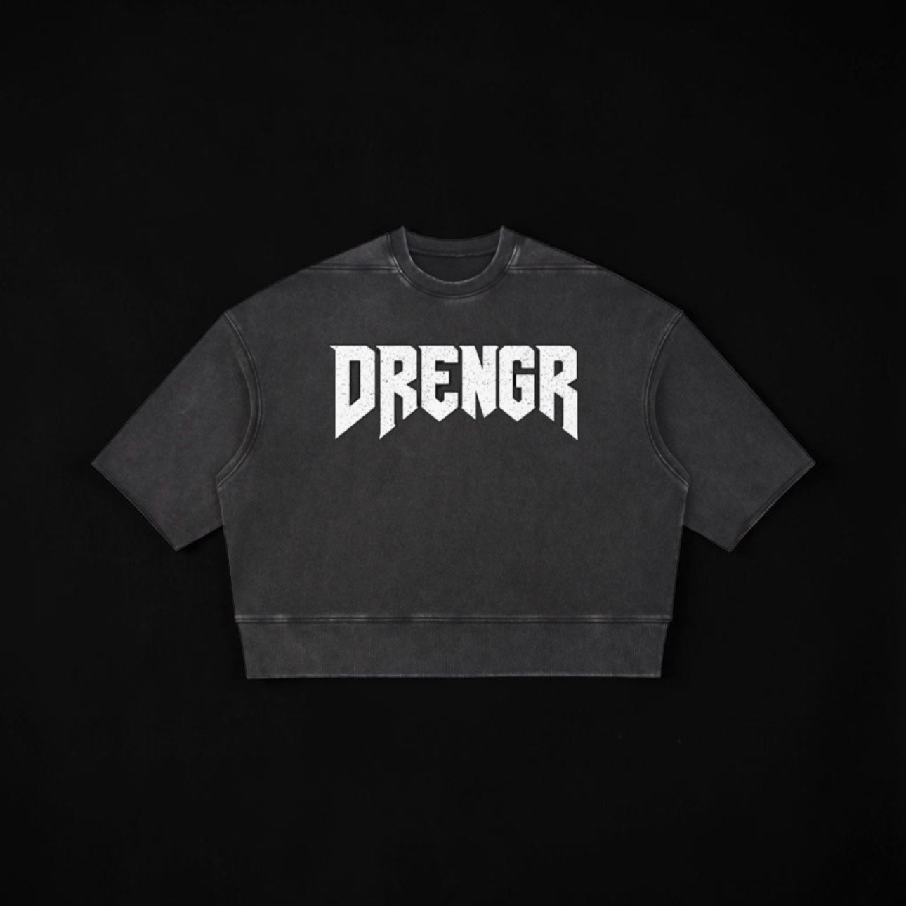 Dreadful 3/4 Sleeve Wash Boxy Tee