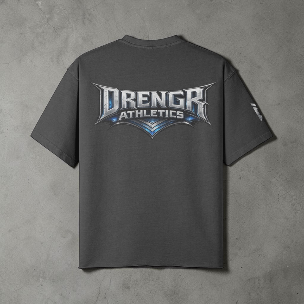 Steel Series: Energy Blue Logo Oversized Tee