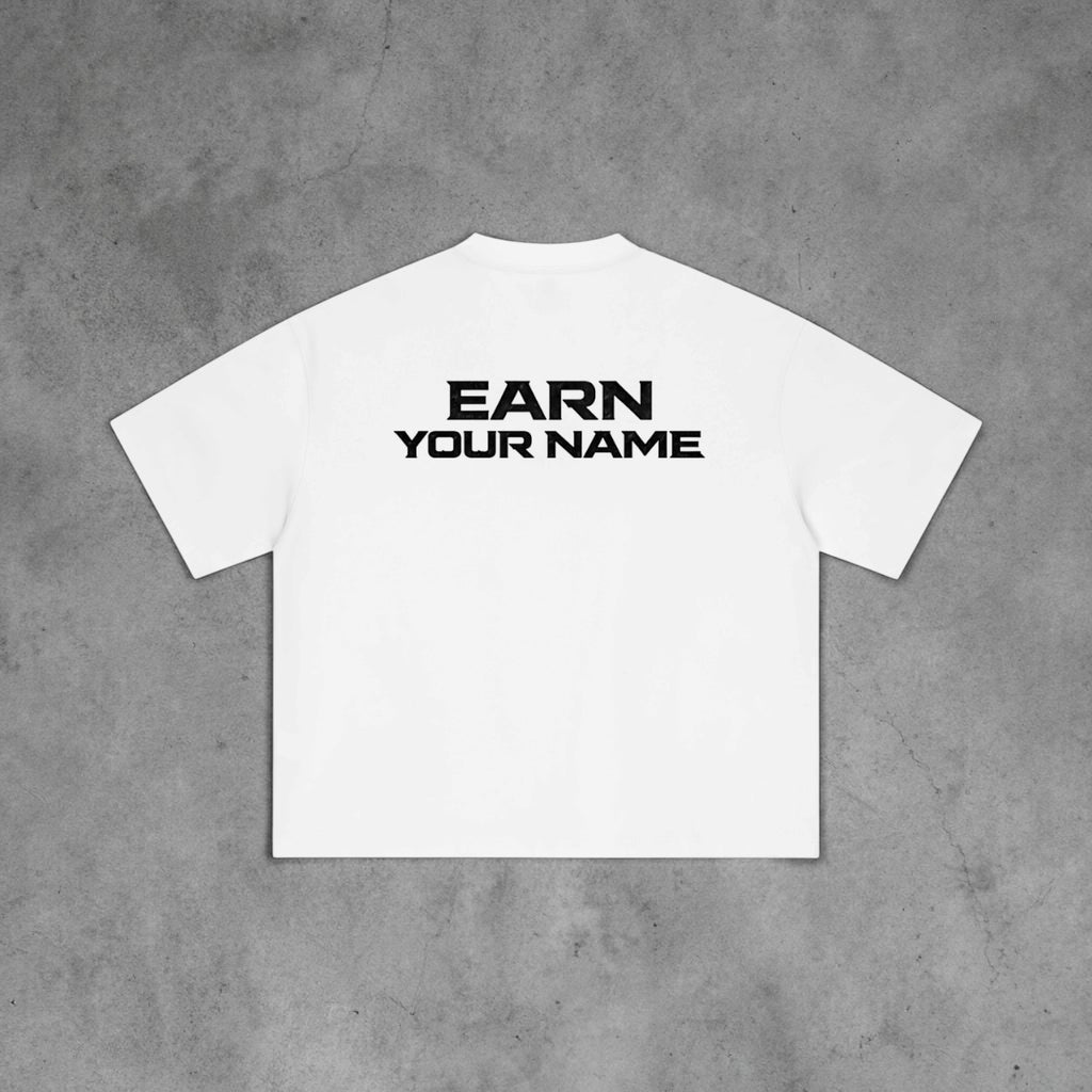 Standard Black Slogan Boxy Oversized T-Shirt