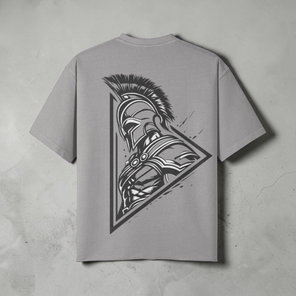 Warborn Warrior Raw Hem Tee