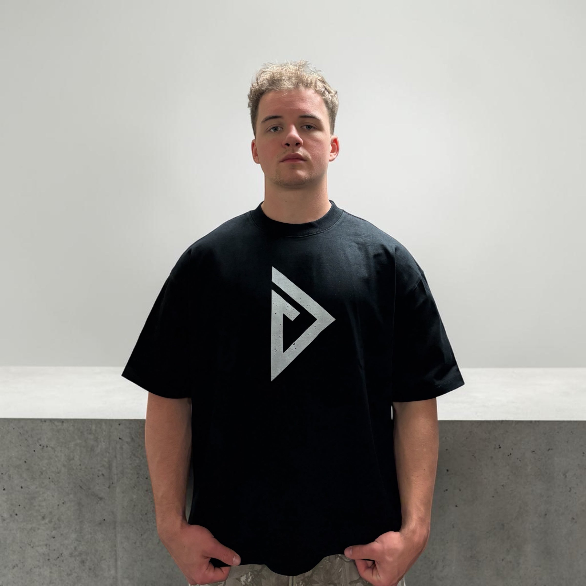 Drengr Basic Boxy Oversized T-Shirt (White Edition)