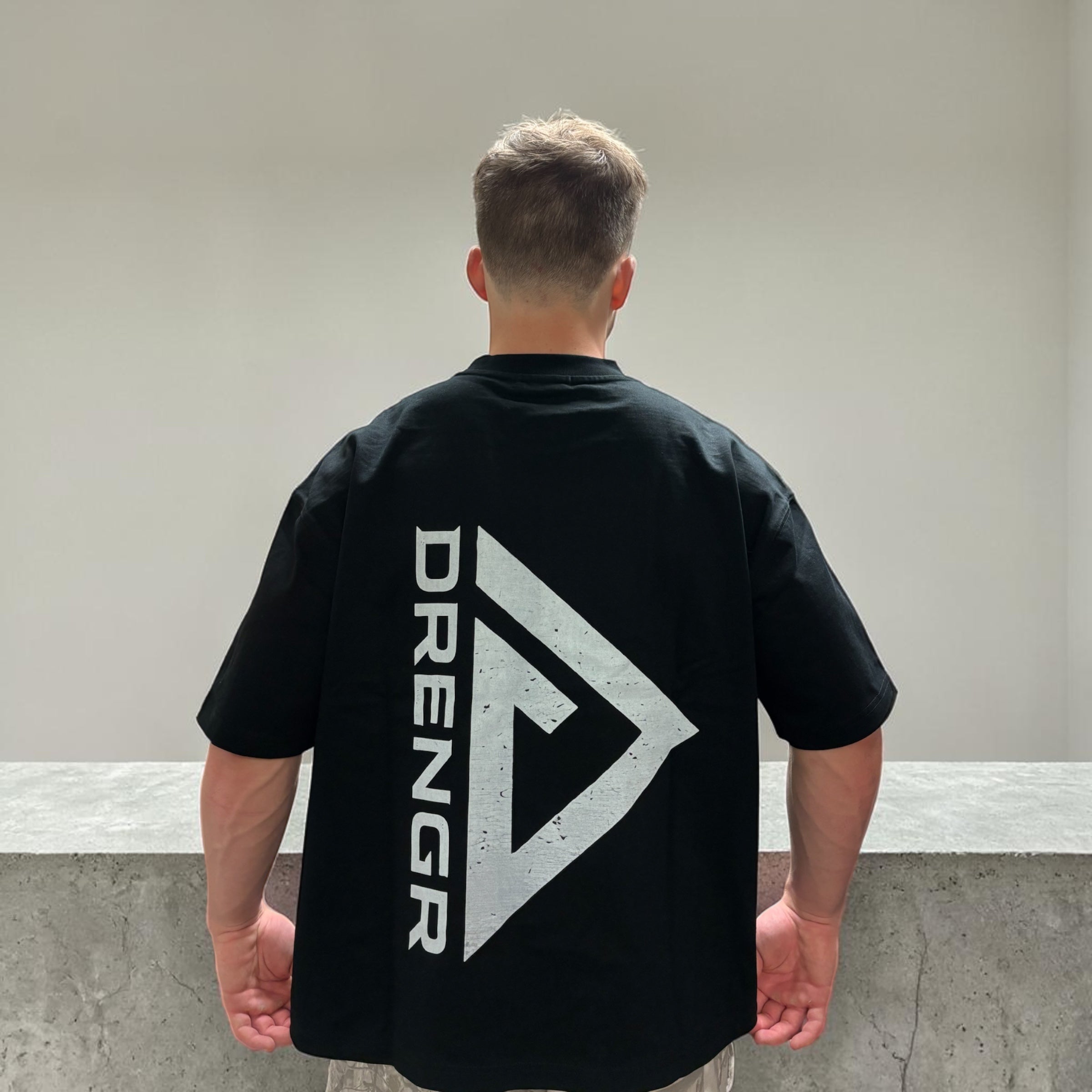 Drengr Basic Boxy Oversized T-Shirt (White Edition)