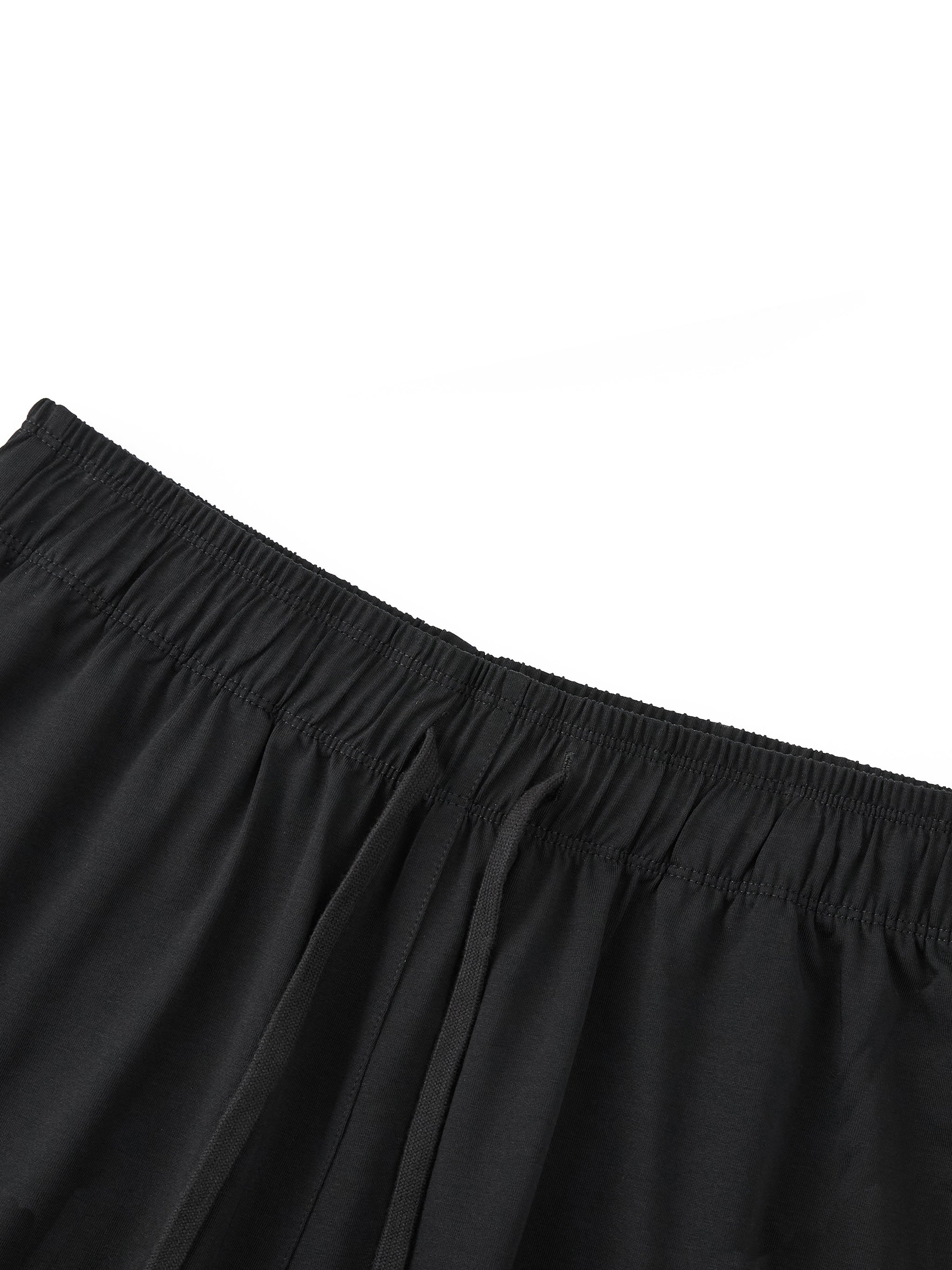 Hollow Logo Active Drawstring Shorts